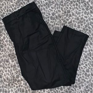 Black Slacks Cropped